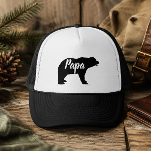 Casquette animal de la forêt rustique papa ours