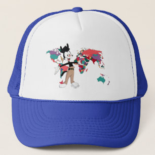 Casquette Animaniacs   Graphique de la carte du monde de Yak