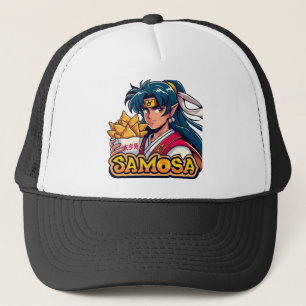 Casquette Anime Samurai Samosa Lover Art