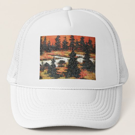 Casquette Ann Hayes Peinture Arbre Delight (Devant)