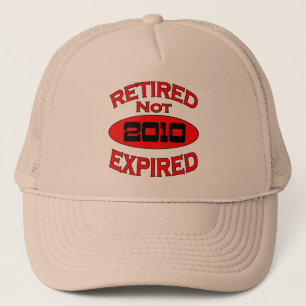 Casquette Année 2010 de retraite