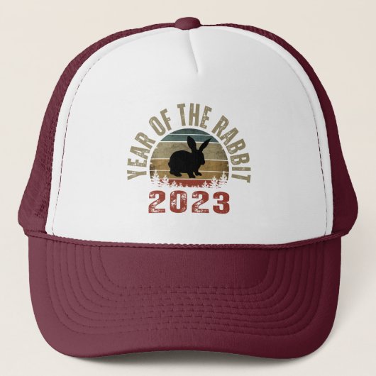 CASQUETTE ANNÉE DU RABBIT 2023 (Devant)