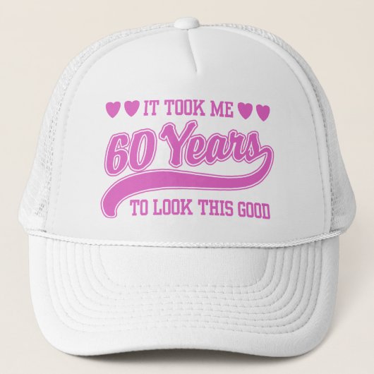 Casquette Anniversaire 60 ans (Devant)