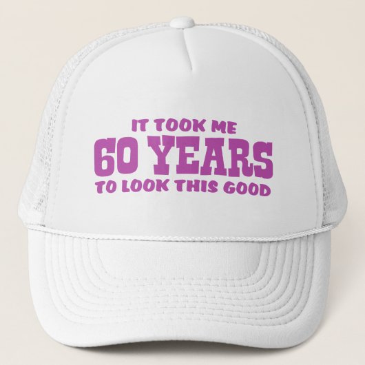 Casquette Anniversaire 60 ans (Devant)