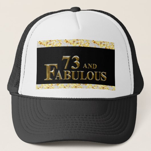 Casquette Anniversaire 73 ans (Devant)