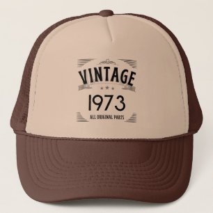 Casquette Anniversaire de naissance personnalisé vintage ann