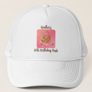 Casquette Anniversaire du 50e anniversaire de la mignonne fê