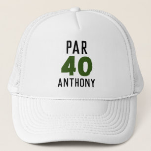 Casquette Anniversaire Golfer Funny 40e heureux papa Par