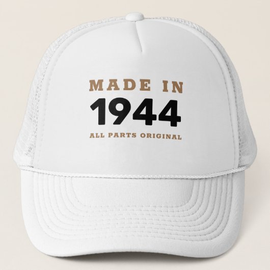 Casquette Anniversaire Important (Devant)
