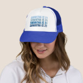 Casquette Anniversaire personnalisé 21e 30e 40e 50e 60e 70 a (En situation)