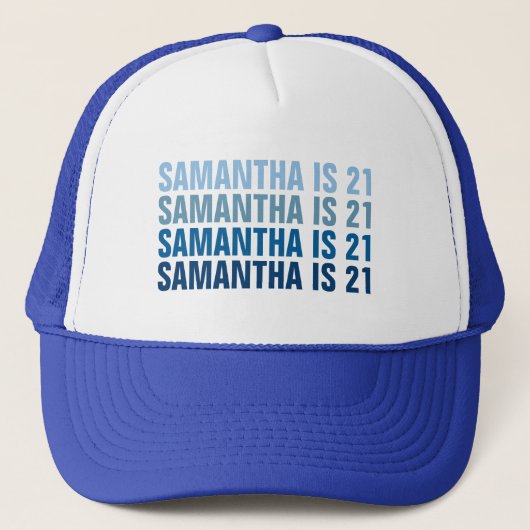 Casquette Anniversaire personnalisé 21e 30e 40e 50e 60e 70 a (Devant)