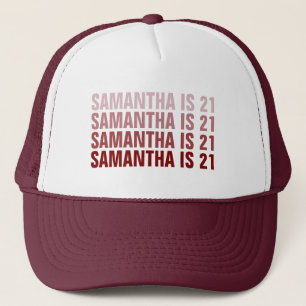 Casquette Anniversaire personnalisé 21ème 30ème 40ème 50ème