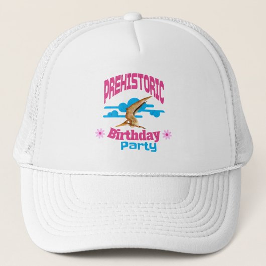 Casquette Anniversaire Préhistorique Drôle Ptérodactyle (Devant)