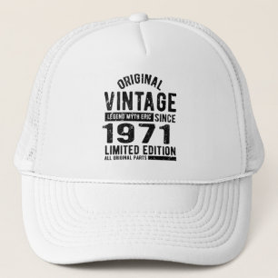Casquette Anniversaire Vintage de 1971
