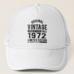 Casquette Anniversaire Vintage en 1972