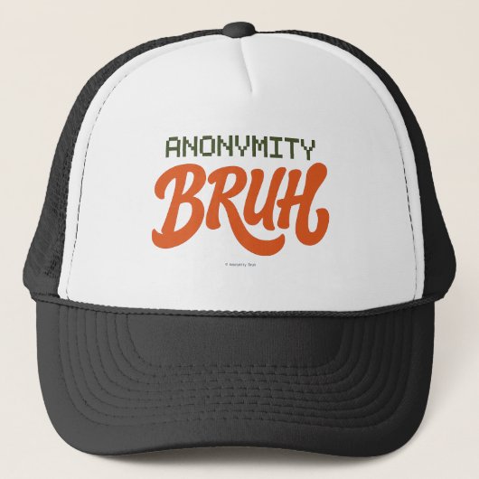 Casquette Anonymat Bruh - (Devant)