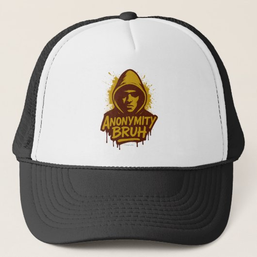 Casquette Anonymat Bruh LOGO - (Devant)