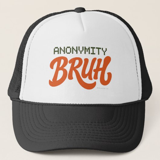 Casquette Anonymité Bruh (Devant)