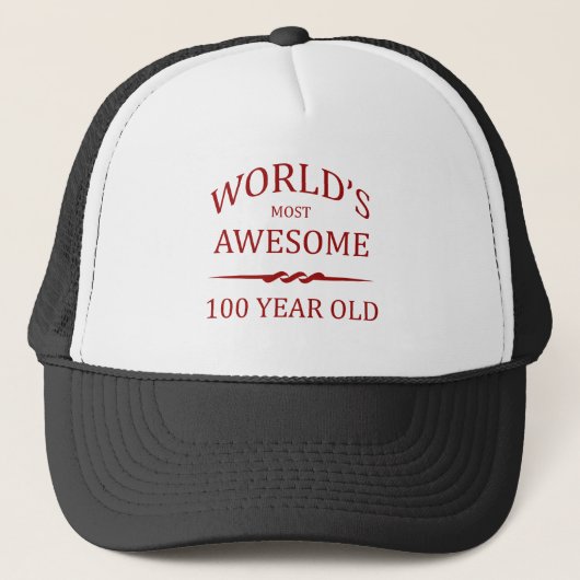 Casquette Ans les plus impressionnants du monde 100 (Devant)