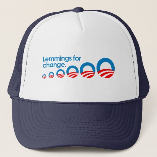 Casquette Anti-Obama - Des signes de changement (Devant)