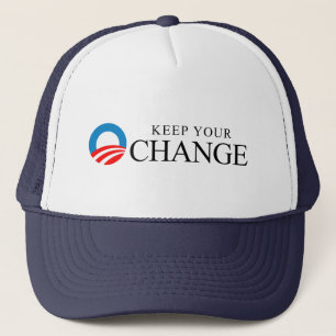 Casquette Anti-Obama - Gardez votre changement noir