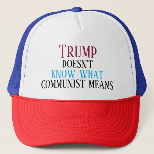 Casquette Anti-Trump (Devant)