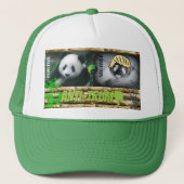 Casquette Anti Trump / panda, chapeau de camion (Devant)