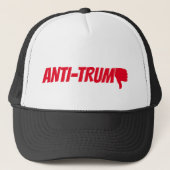 Casquette Anti-Trump / Thumbs down, (Devant)