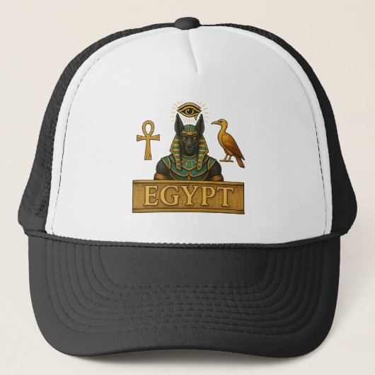 Casquette Anubis & Thoth | Egyptian Symbols -  (Devant)