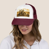 CASQUETTE APACHES ET GERONIMO CONDUISANT UNE AUTOMOBILE (En situation)