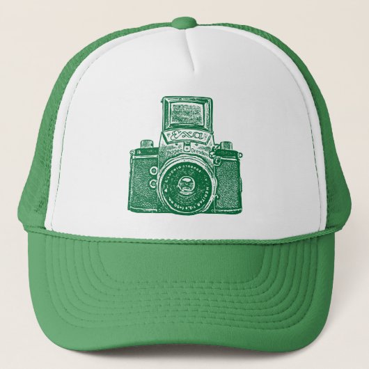 Casquette Appareil-photo Allemand de l'Est - vert (Devant)