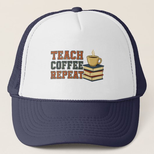 Casquette Appréciation de l'enseignant pour apprendre à répé (Devant)