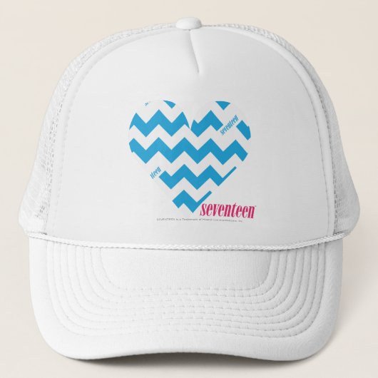 Casquette Aqua 4 de zigzag (Devant)