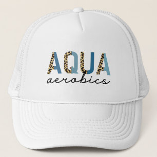 Casquette Aqua Aerobics Empreinte Cheetah Livres d'aquagym