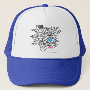 Casquette Aqua de graffiti