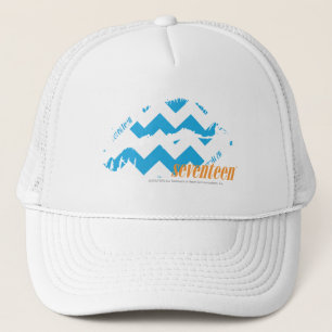 Casquette Aqua de zigzag