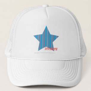 Casquette Aqua mince 2 de rayures