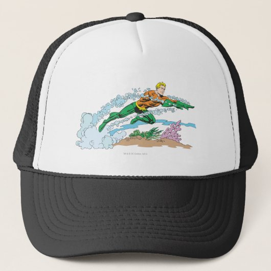 Casquette Aquaman saute sur Coral (Devant)