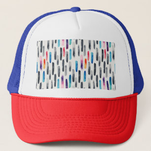 Casquette Aquarelle brosse, coloré et transparent