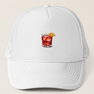 Casquette Aquarelle Manhattan Cocktail Boisson