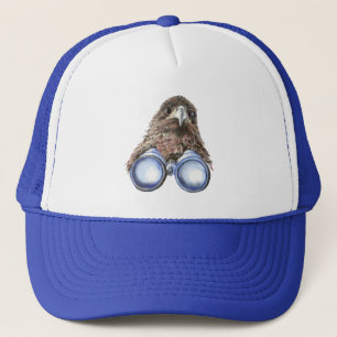Casquette Aquarelle Oiseau Oiseau observation Hawk Amusant
