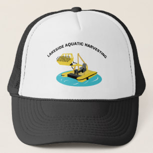 Casquette Aquatic Harvester Construction Vehicle Boat Custom