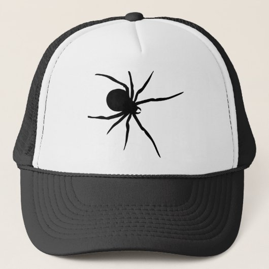 Casquette Araignée noire géante (Devant)