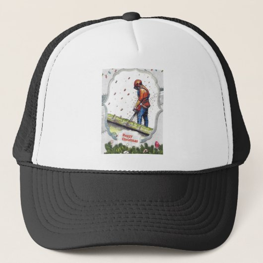 Casquette Arborist chainsaw tree surgeon Gift Christmas (Devant)