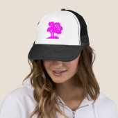Casquette Arbre à dessin - magenta (En situation)