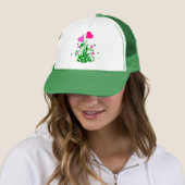 Casquette Arbre Coeurs d'amour (En situation)