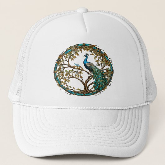 Casquette Arbre d'automne de Peacock en verre tendu (Devant)