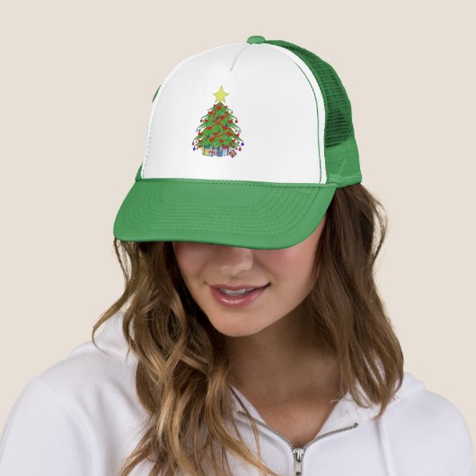 Casquette Arbre de Noël (En situation)
