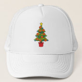 Casquette Arbre de Noël de basket-ball (Devant)