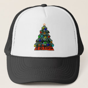 Casquette Arbre De Noël Décoré MUSÉE Cadeaux Zazzle